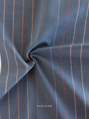 Load image into Gallery viewer, Skinny Stripe in Dark Rainbow | Lucky Loom | Fableism Supply Co