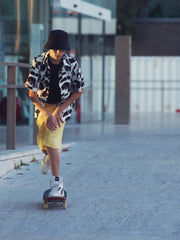 Load image into Gallery viewer, Bauhaus Tonight Linen Viscose | See You At Six | By The Half Yard