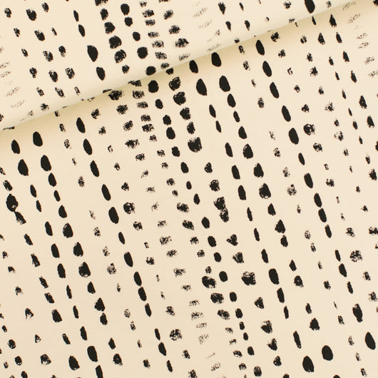 Fingerprints French Terry | Navoja Beige | See You At Six | By The Half Yard