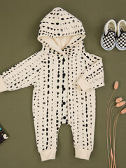 Load image into Gallery viewer, Fingerprints French Terry | Navoja Beige | See You At Six | By The Half Yard