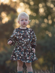 Load image into Gallery viewer, Flower Harvest French Terry | Black | See You At Six | By The Half Yard