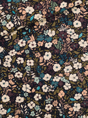 Load image into Gallery viewer, Flower Harvest French Terry | Black | See You At Six | By The Half Yard