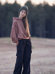 Load image into Gallery viewer, Black French Terry | See You At Six | By The Half Yard