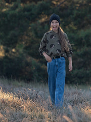 Load image into Gallery viewer, Hedgehog French Terry | Beech Green | See You At Six | By The Half Yard