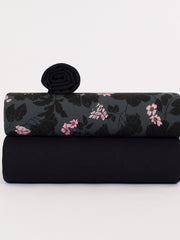 Load image into Gallery viewer, Hydrony French Terry | Pinstripe Gray | See You At Six | By The Half Yard