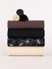 Load image into Gallery viewer, Raisin Lines 2N Linen Viscose | See You At Six | By The Half Yard