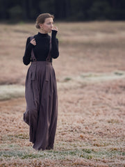 Load image into Gallery viewer, Raisin Lines 2N Linen Viscose | See You At Six | By The Half Yard