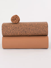 Load image into Gallery viewer, Copper Brown 1x1 Rib Knit | See You At Six | By The Half Yard