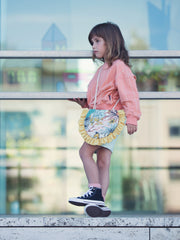 Load image into Gallery viewer, 22IN REMNANT; Melon Punch 1x1 Rib Knit | See You At Six