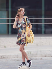 Load image into Gallery viewer, Sea Garden Ecovero Viscose Satin | See You At Six | By The Half Yard