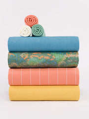 Load image into Gallery viewer, Verticals NNWW French Terry | Melon Punch | See You At Six | By The Half Yard