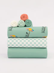Load image into Gallery viewer, Zeus Needs Shade French Terry | Granite Green | See You At Six | By The Half Yard