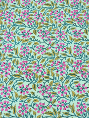 Load image into Gallery viewer, Block Print Inspired on Seafoam Swim Tricot | Italian Designer Deadstock | By The Half Yard