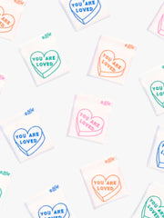 Load image into Gallery viewer, "You Are Loved" Woven Labels | Pack of 6 | Kylie And The Machine