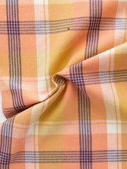 Load image into Gallery viewer, Apricot Arcade Plaid Woven | Fableism Supply Co