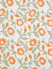 Load image into Gallery viewer, Trumpet Vines in Sage | Indian Block Print: Cottage | Fableism Supply Co