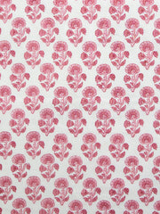 Load image into Gallery viewer, Stamp Floral in Pink | Indian Block Print: Cottage | Fableism Supply Co