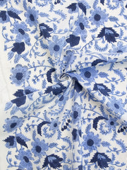 Load image into Gallery viewer, Country Floral in Blue | Indian Block Print: Cottage | Fableism Supply Co