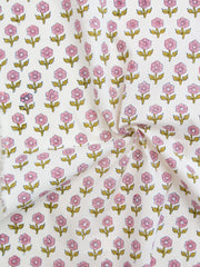 Load image into Gallery viewer, Flowerling in Pink | Indian Block Print: Cottage | Fableism Supply Co