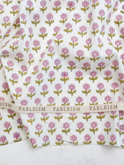 Load image into Gallery viewer, Flowerling in Pink | Indian Block Print: Cottage | Fableism Supply Co