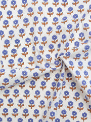 Load image into Gallery viewer, Flowerling in Violet | Indian Block Print: Cottage | Fableism Supply Co