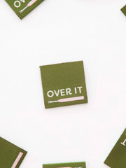 Load image into Gallery viewer, Over It Seam Ripper Woven Labels | Pack of 8 | Sarah Hearts