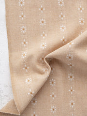 Load image into Gallery viewer, 1YD PRECUT; Daisies in Biscuit | Fableism Supply Co