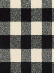 Load image into Gallery viewer, Black/Ivory Check | Mammoth Flannel | Robert Kaufman