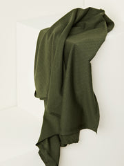 Load image into Gallery viewer, Olive Green Organic Gem Pointelle Knit | Mind The Maker | By The Half Yard