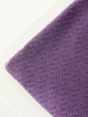 Load image into Gallery viewer, Violet Fig Organic Gem Pointelle Knit | Mind The Maker | By The Half Yard