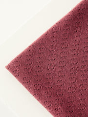 Load image into Gallery viewer, Rosewood Organic Gem Pointelle Knit | Mind The Maker | By The Half Yard