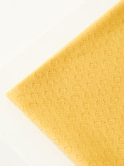 Load image into Gallery viewer, Blonde Yellow Organic Gem Pointelle Knit | Mind The Maker | By The Half Yard