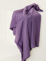 Load image into Gallery viewer, Violet Fig Organic Gem Pointelle Knit | Mind The Maker | By The Half Yard