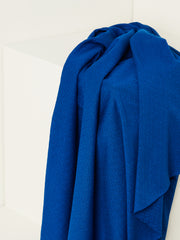 Load image into Gallery viewer, Intense Blue Organic Gem Pointelle Knit | Mind The Maker | By The Half Yard