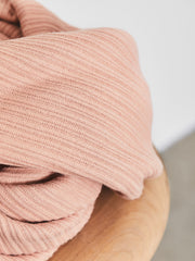 Load image into Gallery viewer, Rose Organic Selanik Rib Knit | Mind The Maker | By The Half Yard