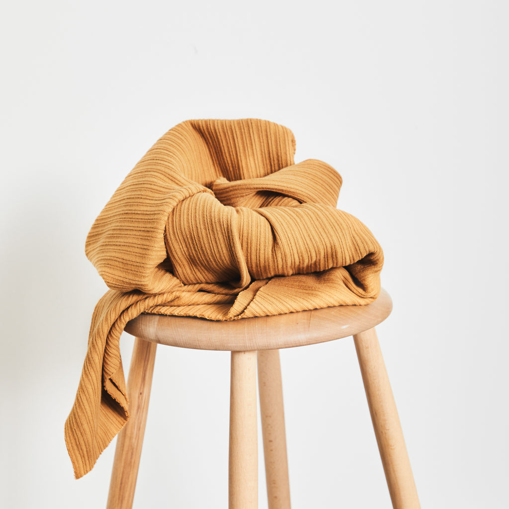TODAYFUL【新品未使用】Ensemble Rib Knit★ungrid Dry Mustard Organic Selanik Rib Knit | Mind The Maker | By The