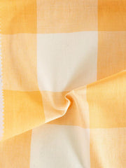 Load image into Gallery viewer, Plaid in Goldenrod Swedish Holiday | Fableism Supply Co