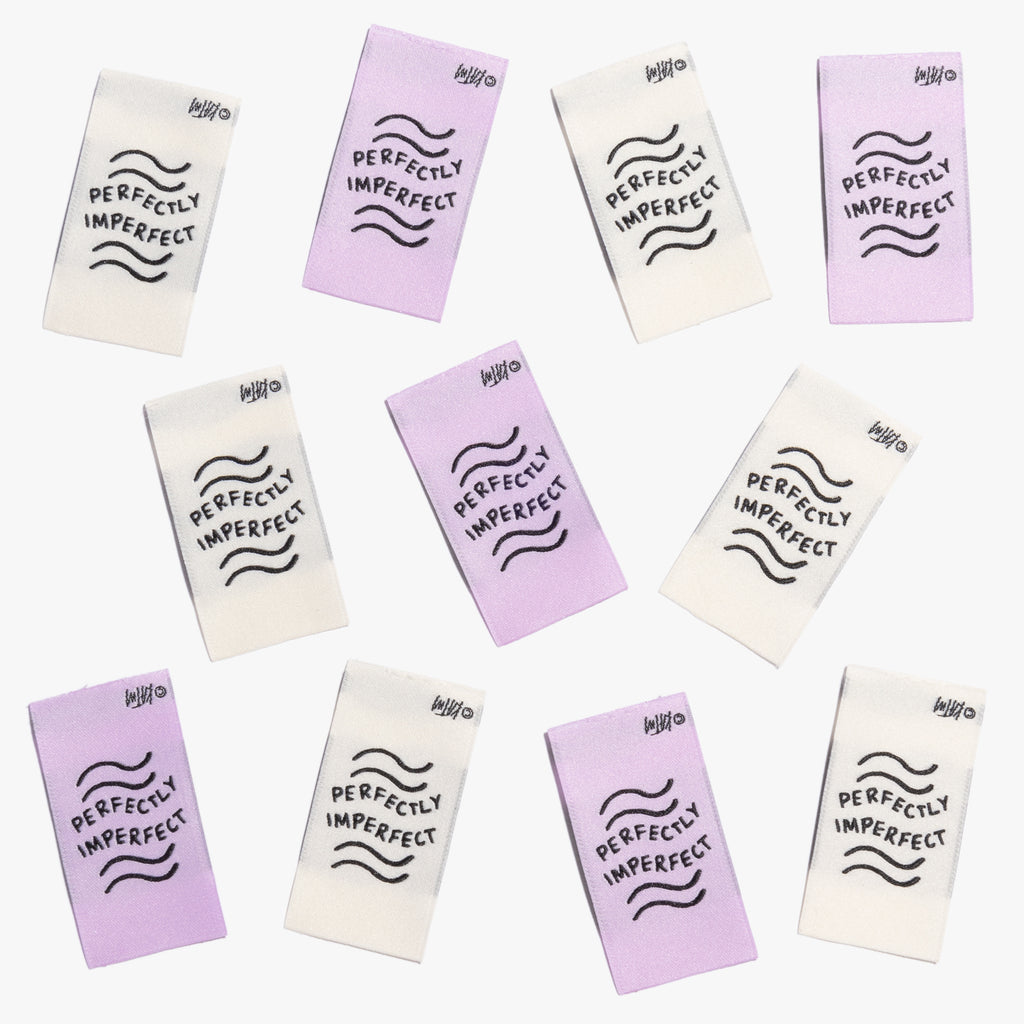 Kylie and the Machine - Rainbow Mini Hands Woven Sewing Labels
