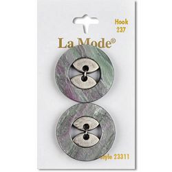 1 1/8" Gray Multi Buttons | LaMode