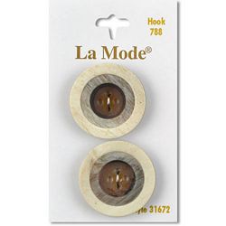 1 1/8" Tan Buttons | LaMode