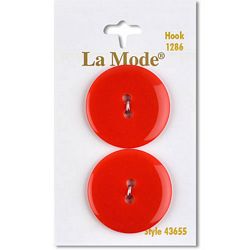 1 1/8" Red Buttons | LaMode