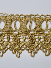 Load image into Gallery viewer, Gold 2.75" Wide Venice Trim