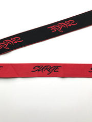 Load image into Gallery viewer, Red & Black "SURGE" 1.25" Soft Brief Elastic