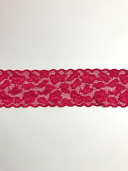 Load image into Gallery viewer, Fuchsia 2.5" Wide Stretch Lace