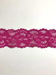Load image into Gallery viewer, Magenta 2.5" Wide Stretch Lace