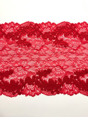 Load image into Gallery viewer, Red 9" Wide Stretch Lace