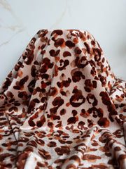 Load image into Gallery viewer, Zephyr on Taupe Stretch Velvet