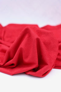 Scarlet Microsuede Jersey Knit