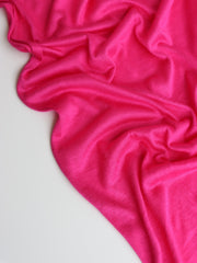 Load image into Gallery viewer, Hot Pink Rayon Slub Jersey