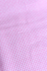 Pink Small Check | Limerick Linen Yarn Dyed | Robert Kaufman